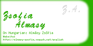zsofia almasy business card