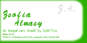 zsofia almasy business card